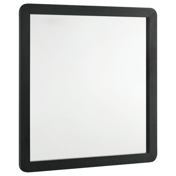 Cavelle black dresser mirror front view