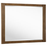 Terrace Dresser Mirror Ash Brown front view