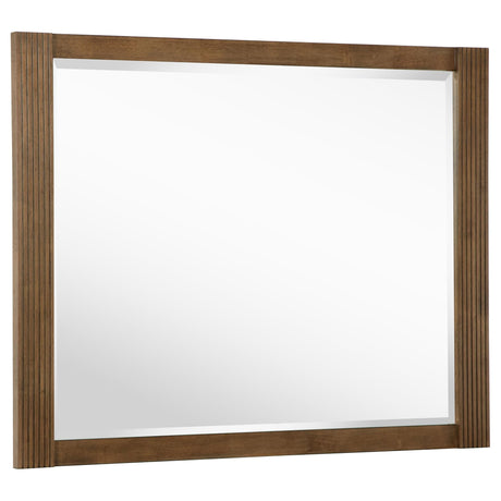 Terrace Dresser Mirror Ash Brown front view