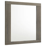 Fenwick Dresser Mirror Grey Oak, front view