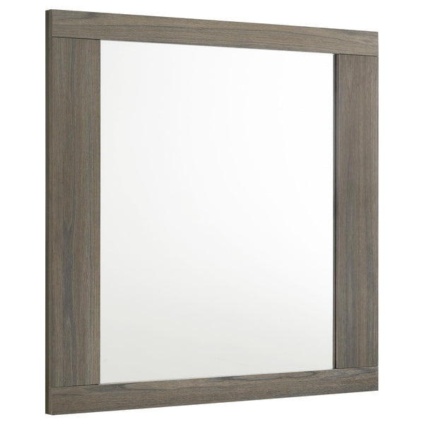 Fenwick Dresser Mirror Grey Oak, front view