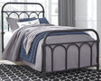 Nashburg Black Twin Metal Bed frontal view