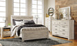 Bellaby Whitewash Queen Panel Bed front view