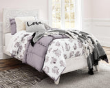 Paxberry Whitewash Twin Panel Bed front view