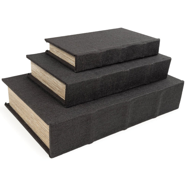 Jolina Black Nesting Box Set of 3 - front closed view