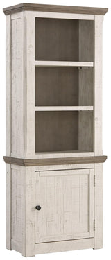 Havalance Two-Tone Right Pier Cabinet - front angle