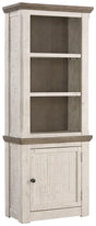 Havalance Two-Tone Right Pier Cabinet - front angle
