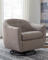 Upshur Taupe Accent Chair front angle