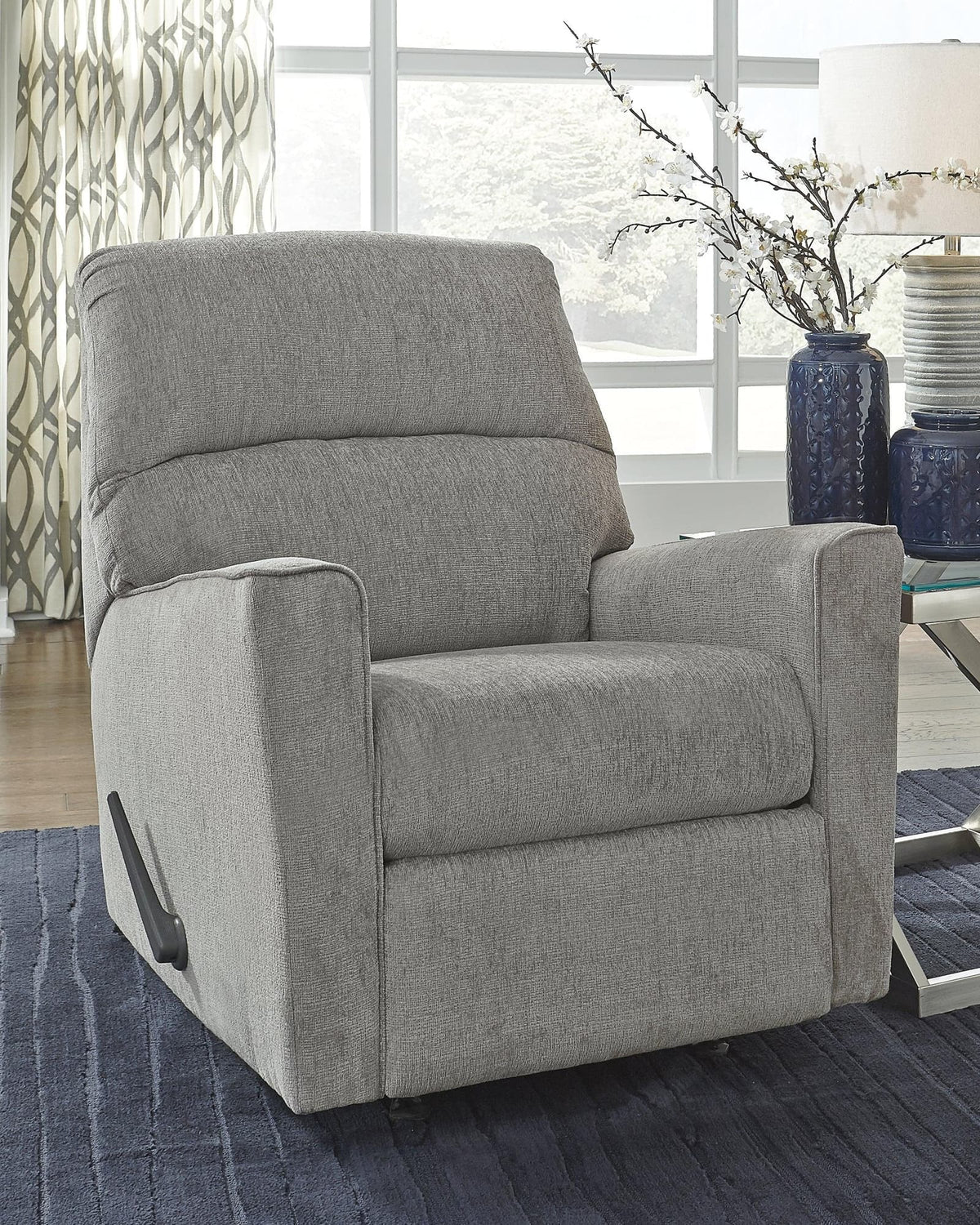 Altari Alloy Chenille Recliner front view