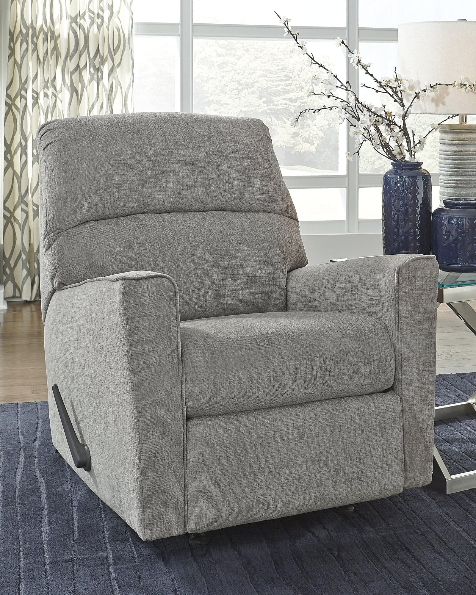 Altari Alloy Chenille Recliner front view
