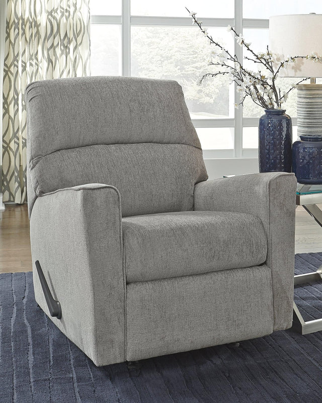 Altari Alloy Chenille Recliner front view