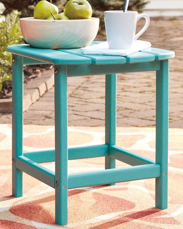 Sundown Treasure Turquoise Outdoor End Table front view