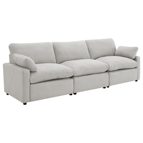 Collins Modular Power Reclining Sofa Grey, front view