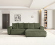 Romeo Olive Sectional sofa, front main view