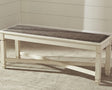 Bolanburg Two-Tone Dining Bench front view