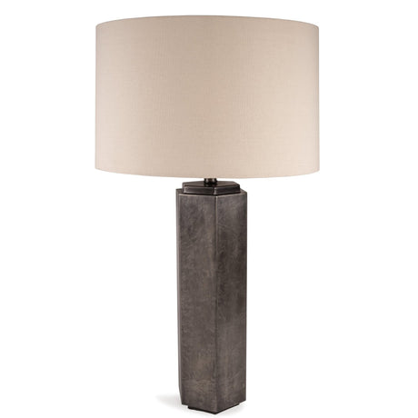 Dirkton Antique Pewter Finish Table Lamp front view