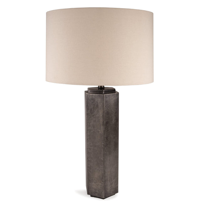 Dirkton Antique Pewter Finish Table Lamp front view