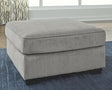 Altari Alloy Chenille Oversized Accent Ottoman front angle