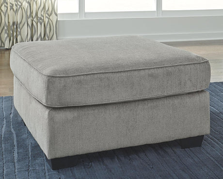 Altari Alloy Chenille Oversized Accent Ottoman front angle