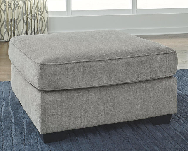 Altari Alloy Chenille Oversized Accent Ottoman front angle