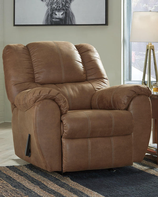 Mcgann Saddle Faux Leather Manual Recliner main view