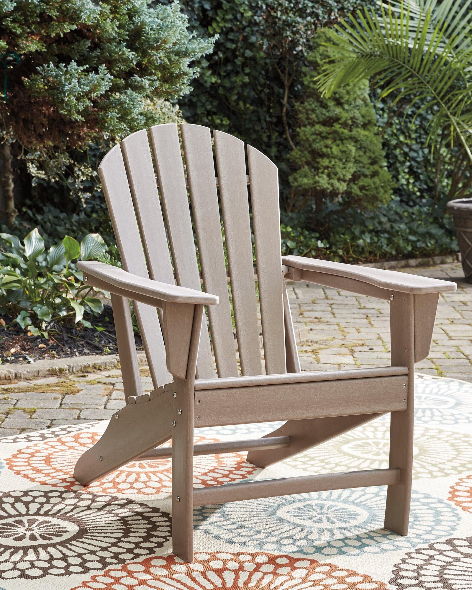 Sundown Treasure Driftwood Adirondack Chair angled view