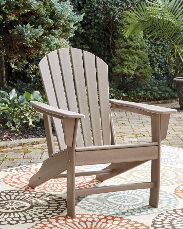 Sundown Treasure Driftwood Adirondack Chair angled view