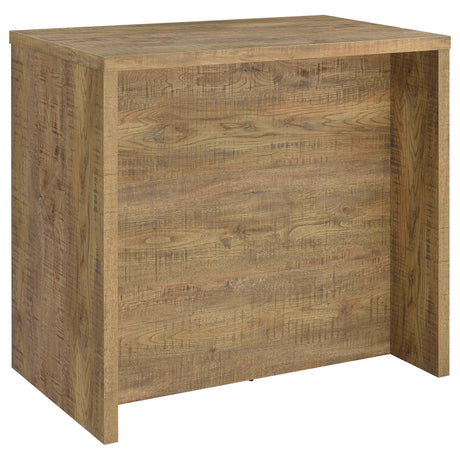 Topanga Mango freestanding engineered wood home bar front view