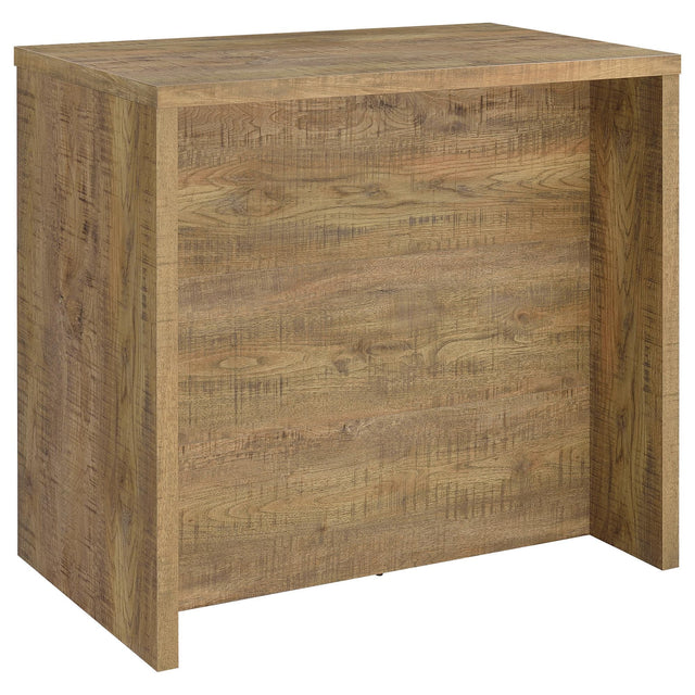 Topanga Mango freestanding engineered wood home bar front view