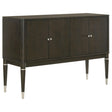 Reseda dining sideboard in ash brown, front view