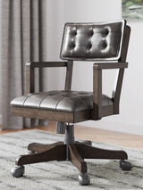 Halo Dark Brown Office Chair front view