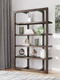 Halo Dark Brown Bookcase front view