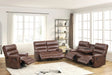 Albert Cherry 3-Piece Reclining Set front view