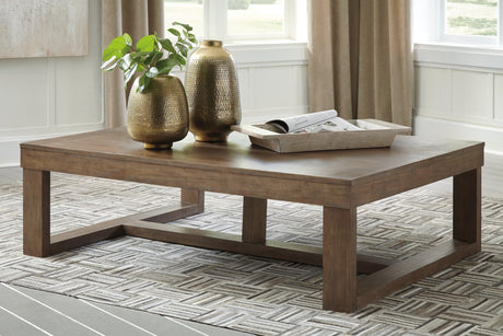 Cariton Gray Coffee Table front angle view