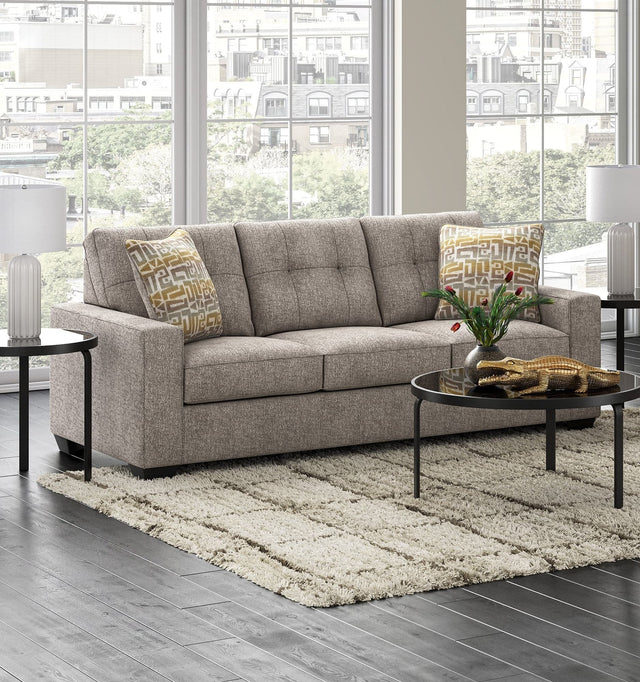 Tunain Iron Queen Sleeper Sofa, front angle view