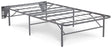 Better Than a Boxspring Gray Twin Foundation front angle view