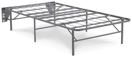 Better Than a Boxspring Gray Twin Foundation front angle view