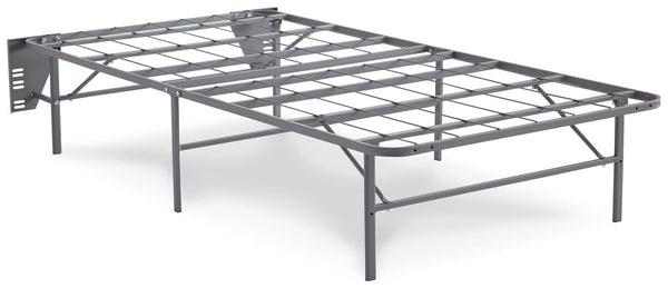 Better Than a Boxspring Gray Twin Foundation front angle view