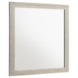 Trenton Rustic Cream Dresser Mirror front view