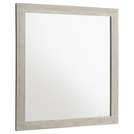 Trenton Rustic Cream Dresser Mirror front view