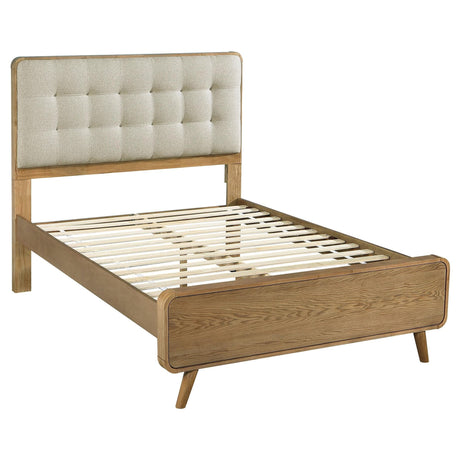 Robyn Wood Full Platform Bed Light Ash front view