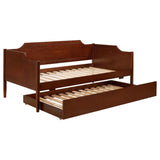 Redding Wood Twin Daybed with Trundle in Cherry - angled side view