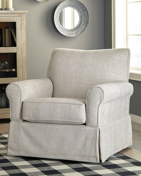 Searcy Quartz Accent Chair front angle showing tufted back and seat