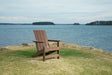 Brown Emmeline Adirondack Chair front angle