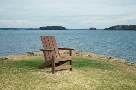 Brown Emmeline Adirondack Chair front angle