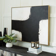 Reighlea Wall Art front view showing abstract black and white design