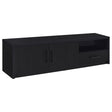 Murray 70-inch black TV stand media console front view