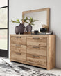 Hyanna Tan Dresser and Mirror front view