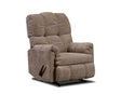 Brown Venus Recliner angled seating view