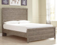 Culverbach Gray Full Panel Bed front view showcasing full panel headboard